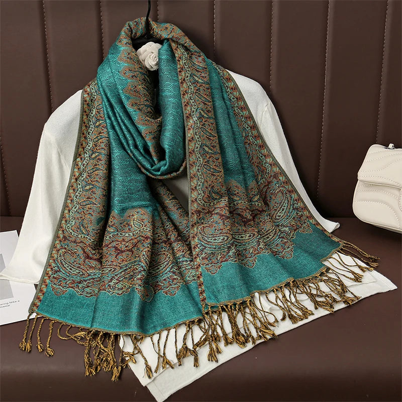 Women’s Luxury Printed Pashmina Shawl