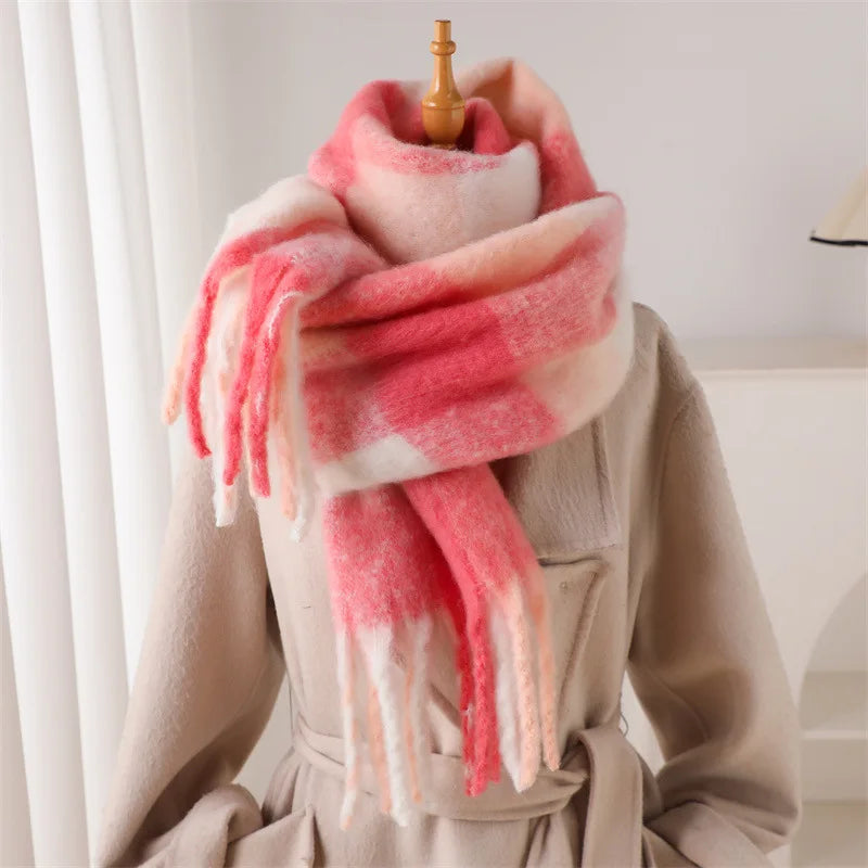 Thick Warm Winter Pashmina Scarf for Women