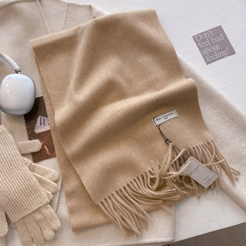 Women’s Luxury Wool Pashmina Winter Scarf