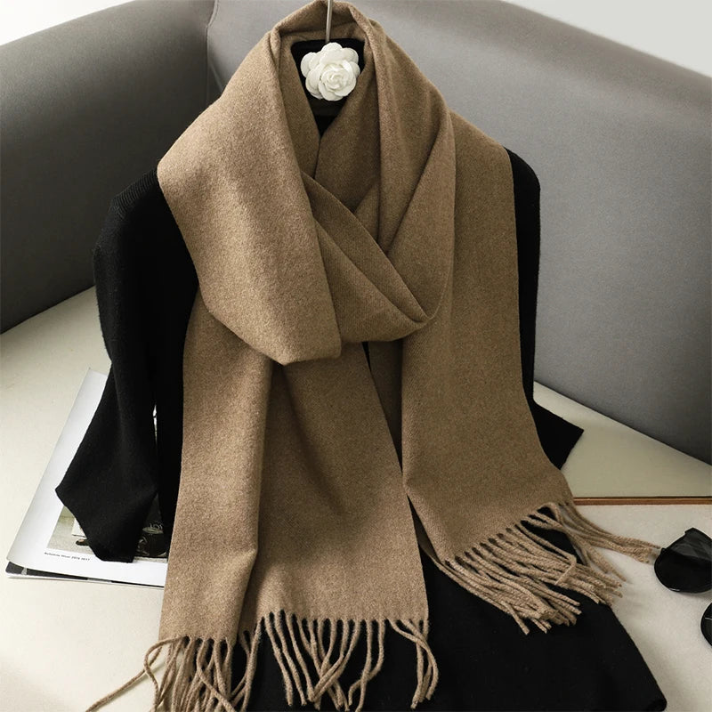 Women’s Cashmere-Feel Winter Scarf – Long & Warm