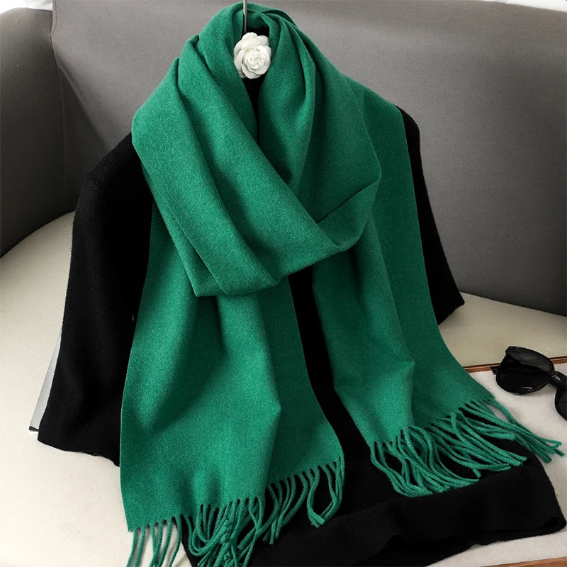 Women’s Cashmere-Feel Winter Scarf – Long & Warm