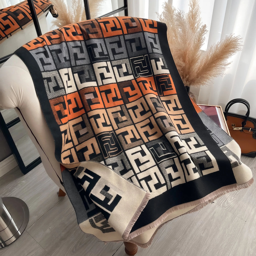 Women’s Luxury Two-Sided Pashmina Winter Scarf