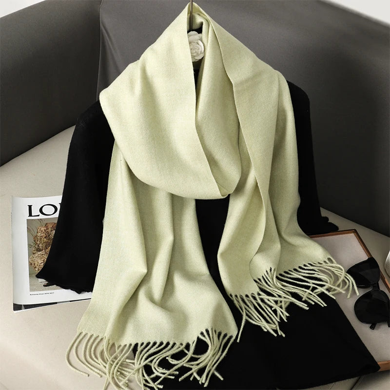 Women’s Cashmere-Feel Winter Scarf – Long & Warm