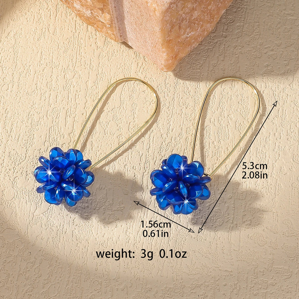 Women’s Pearl Petal Ball Earrings (2PCS)