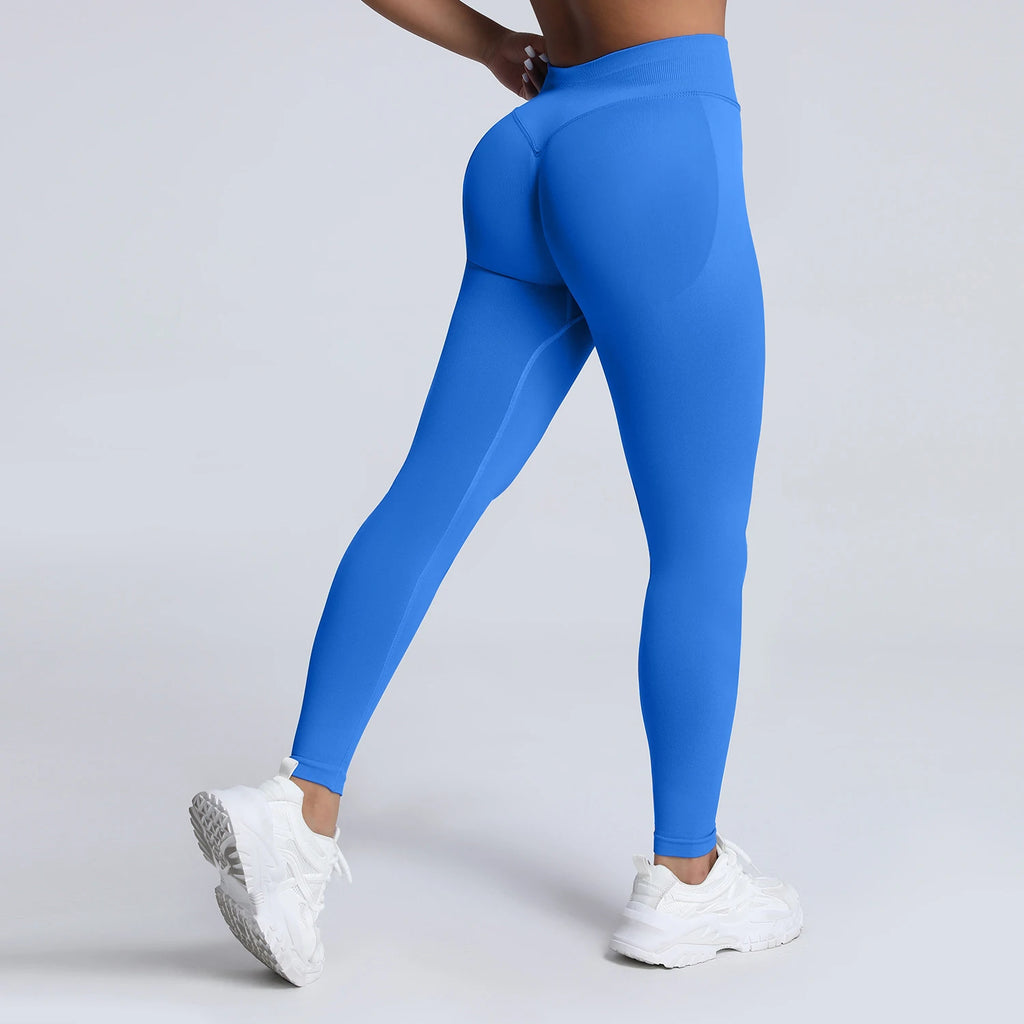 VEQKING Seamless Scrunch Butt Yoga Leggings
