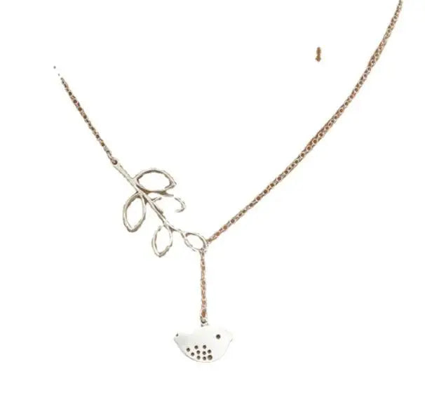 Fashion Cross & Bird Pendant Maxi Necklace