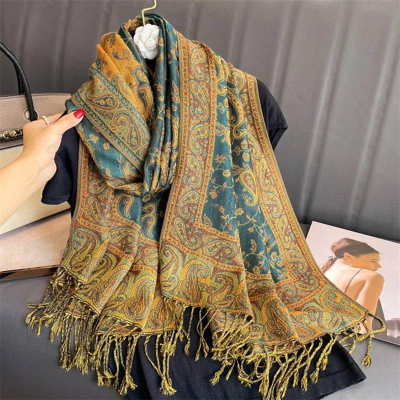 Women’s Luxury Printed Pashmina Shawl