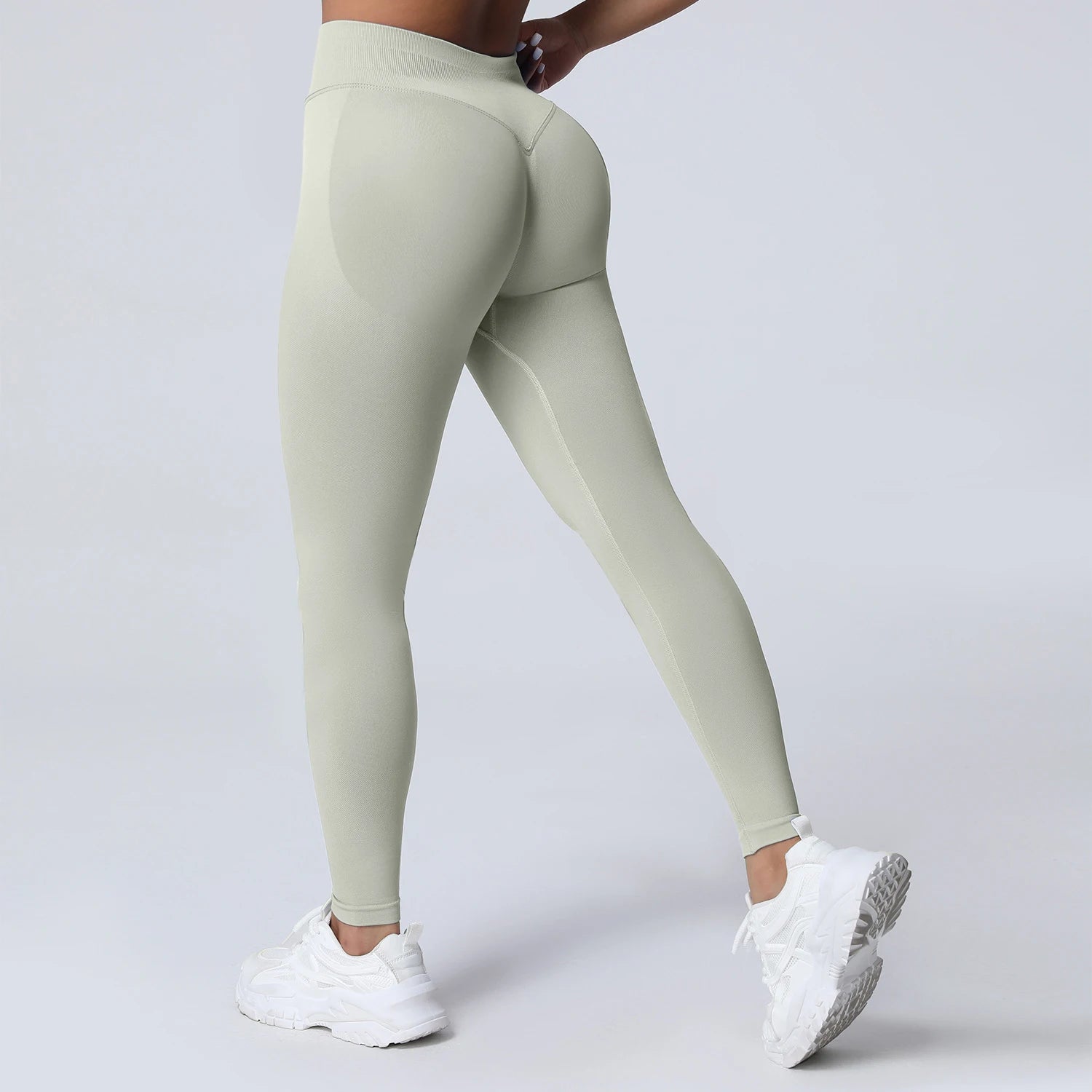 VEQKING Seamless Scrunch Butt Yoga Leggings