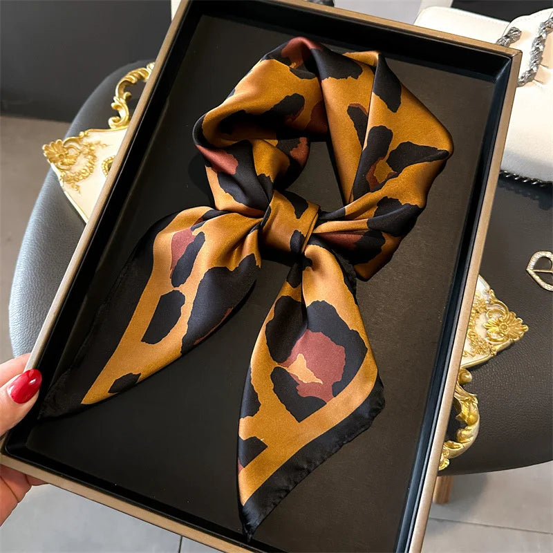 Women’s Printed Silk Square Scarf