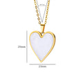 Gold Heart Pendant Necklace for Women
