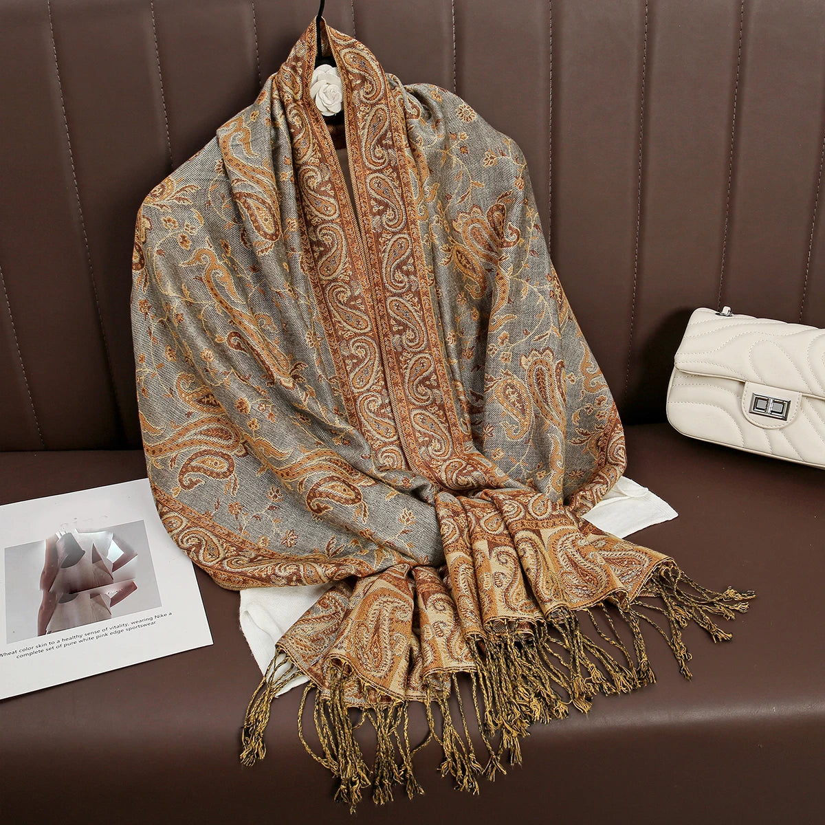 Women’s Luxury Printed Pashmina Shawl