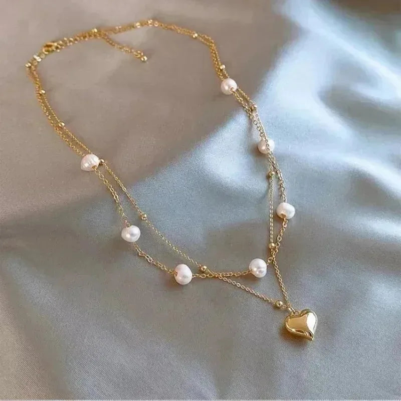 Fashion Pearl Beads Pendant Necklace for Women 2026