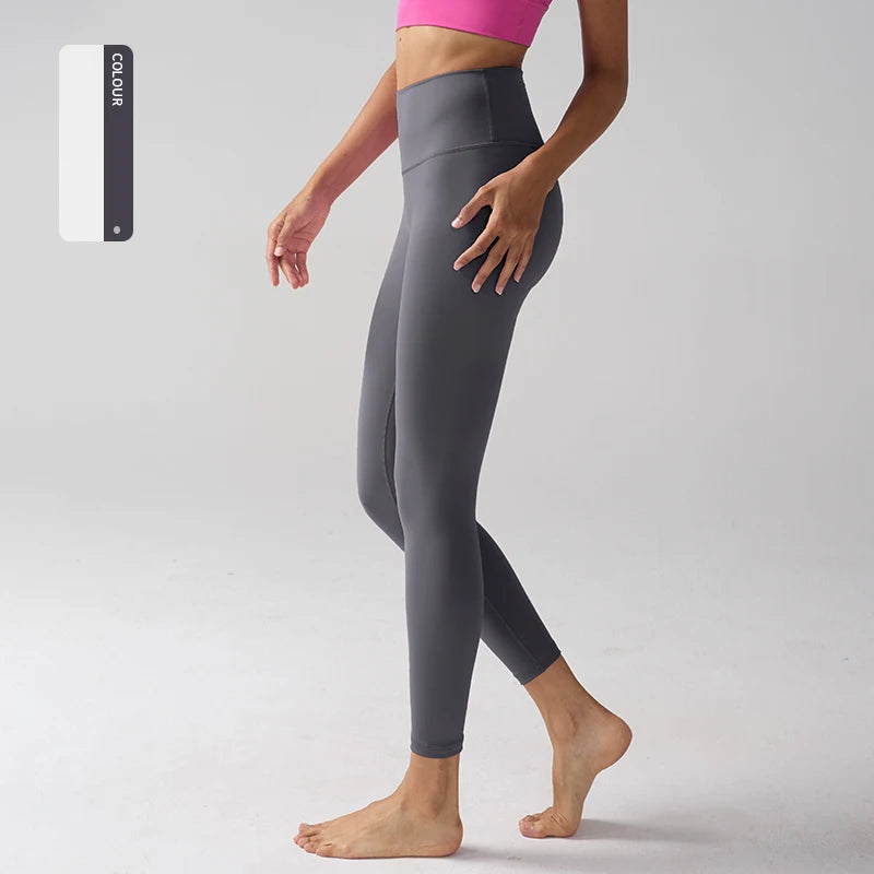 High-Waist Naked-Feel Fitness Leggings