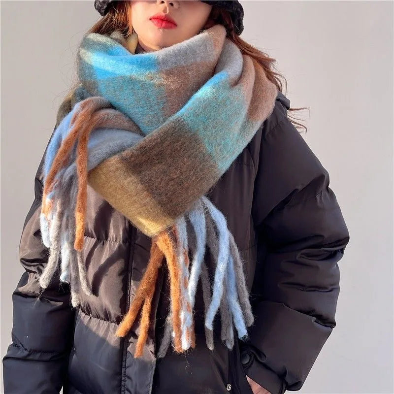 Thick Warm Winter Pashmina Scarf for Women