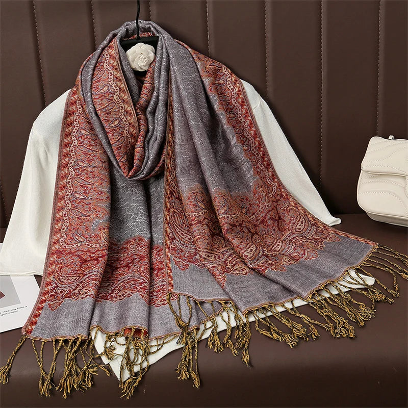 Women’s Luxury Printed Pashmina Shawl