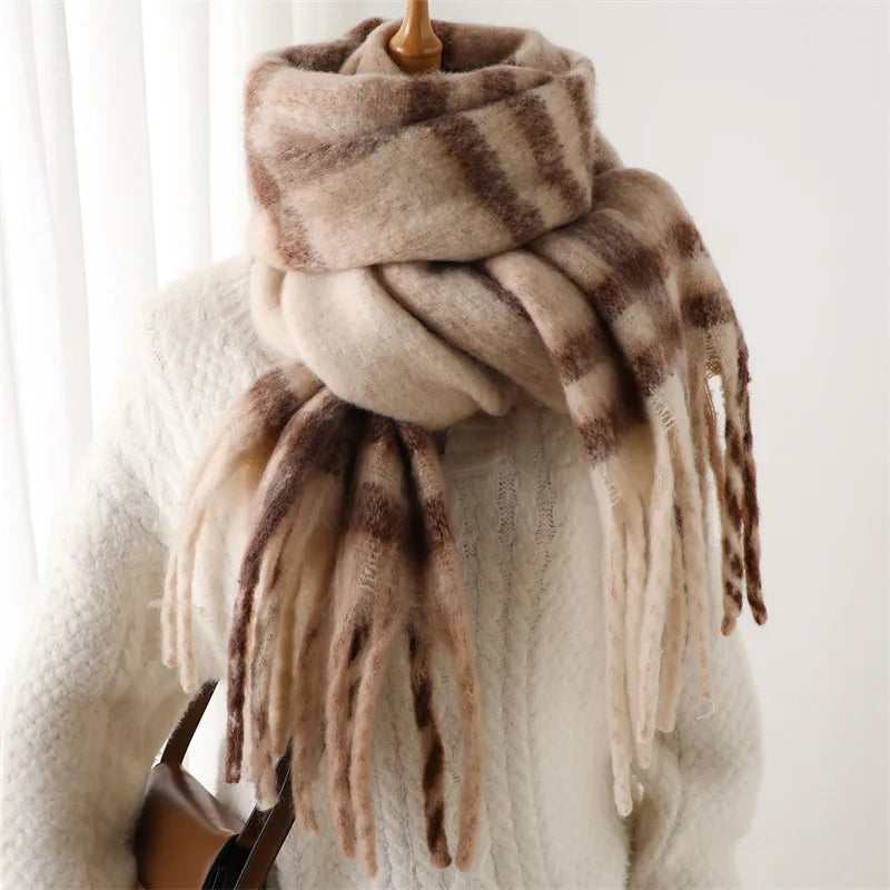 Thick Warm Winter Pashmina Scarf for Women