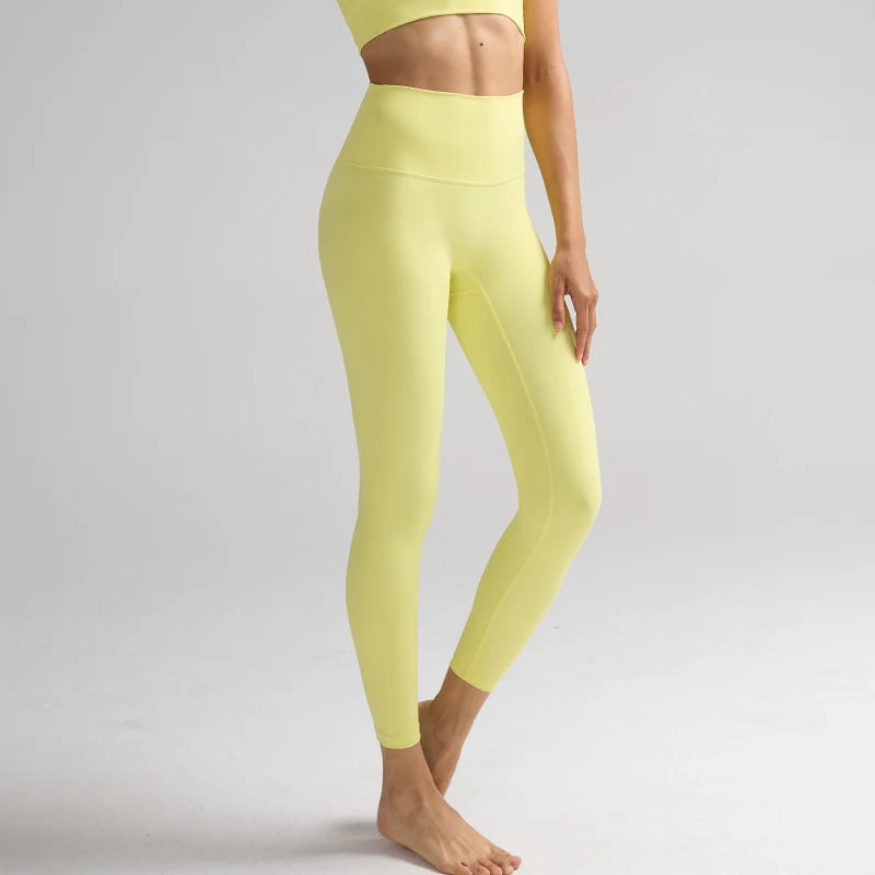 High-Waist Naked-Feel Fitness Leggings