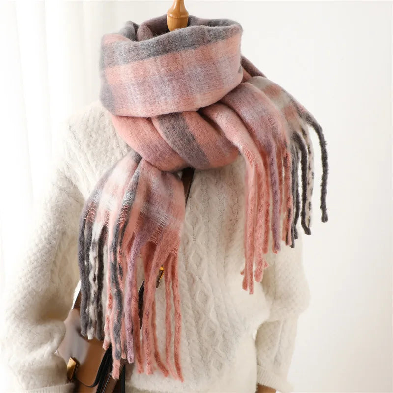 Thick Warm Winter Pashmina Scarf for Women
