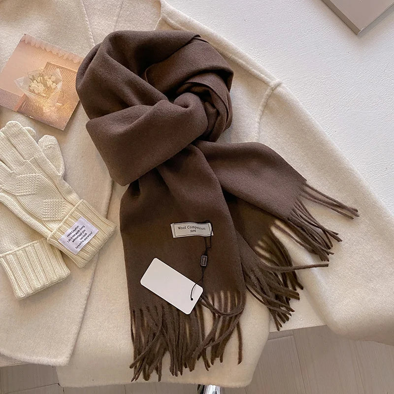 Women’s Luxury Wool Pashmina Winter Scarf