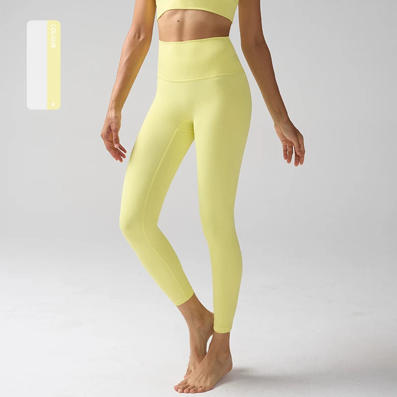 High-Waist Naked-Feel Fitness Leggings