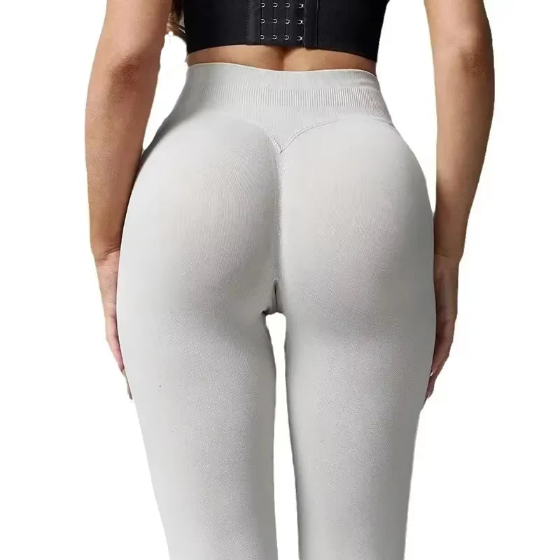 VEQKING Seamless Scrunch Butt Yoga Leggings