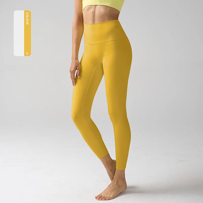 High-Waist Naked-Feel Fitness Leggings