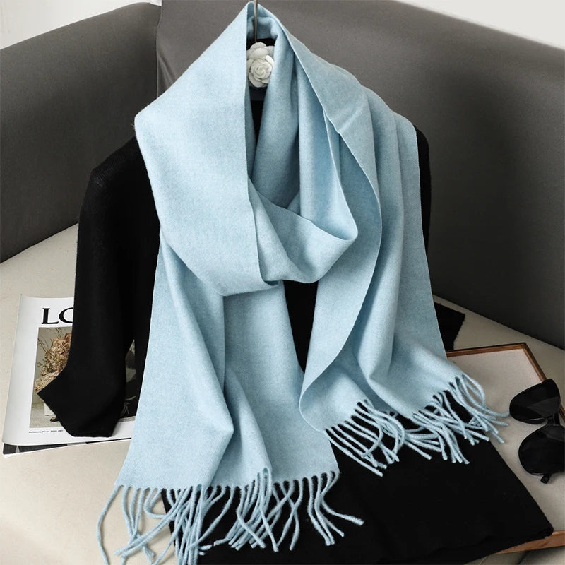 Women’s Cashmere-Feel Winter Scarf – Long & Warm