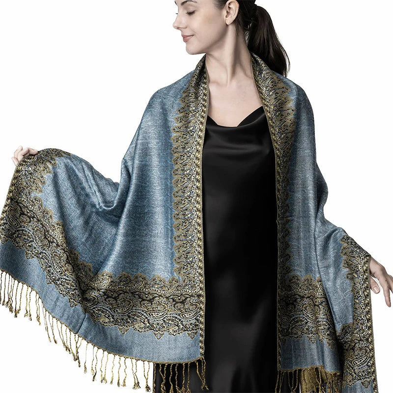 Women’s Luxury Printed Pashmina Shawl