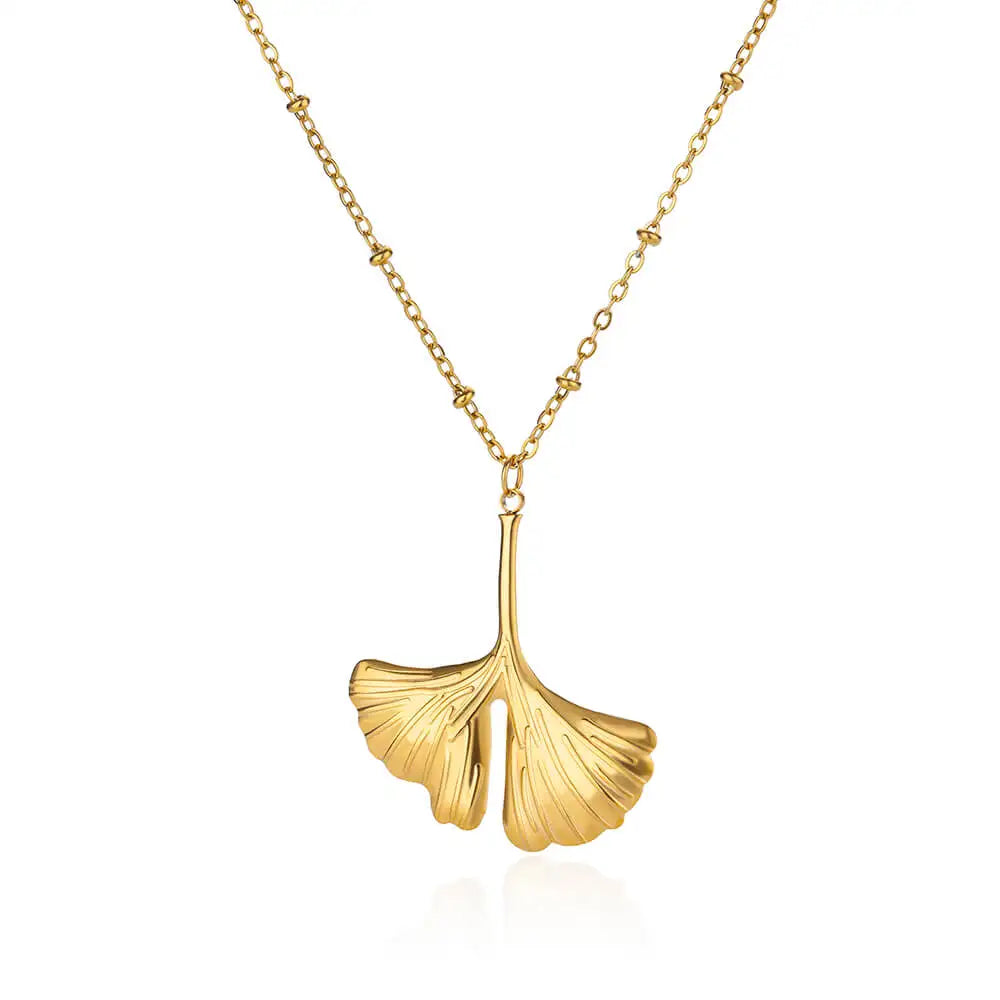 Gold Heart Pendant Necklace for Women