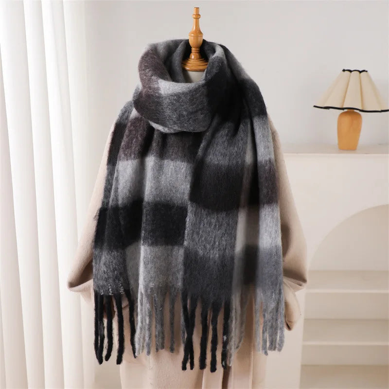 Thick Warm Winter Pashmina Scarf for Women