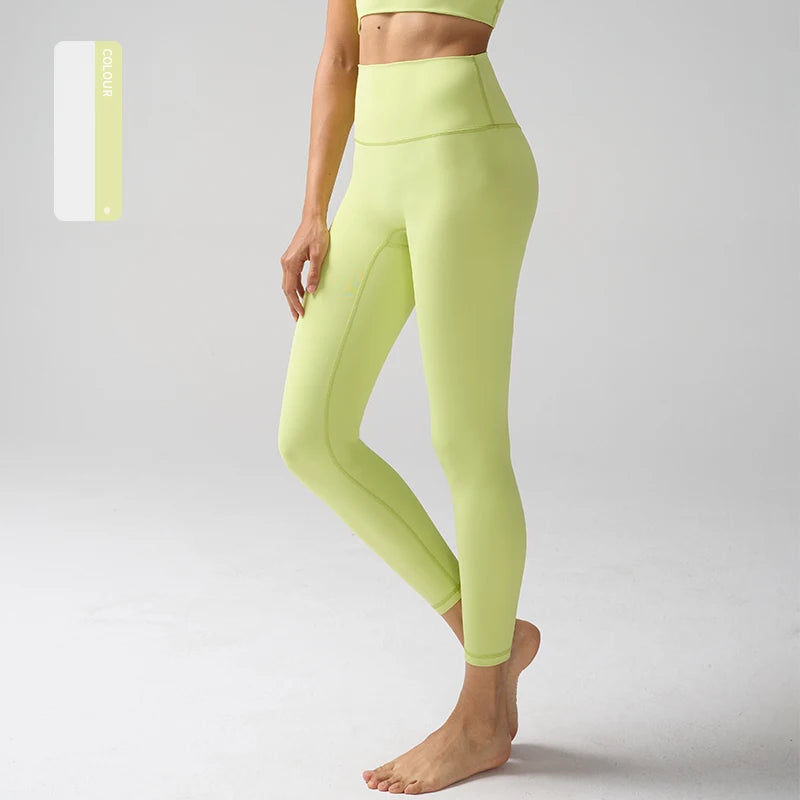 High-Waist Naked-Feel Fitness Leggings