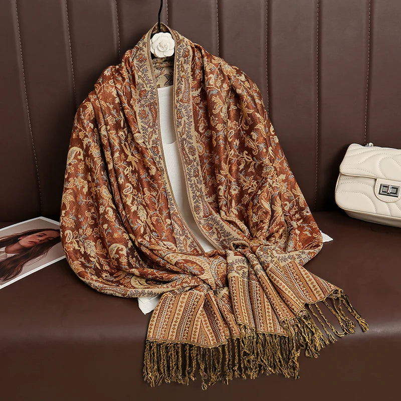 Women’s Luxury Printed Pashmina Shawl