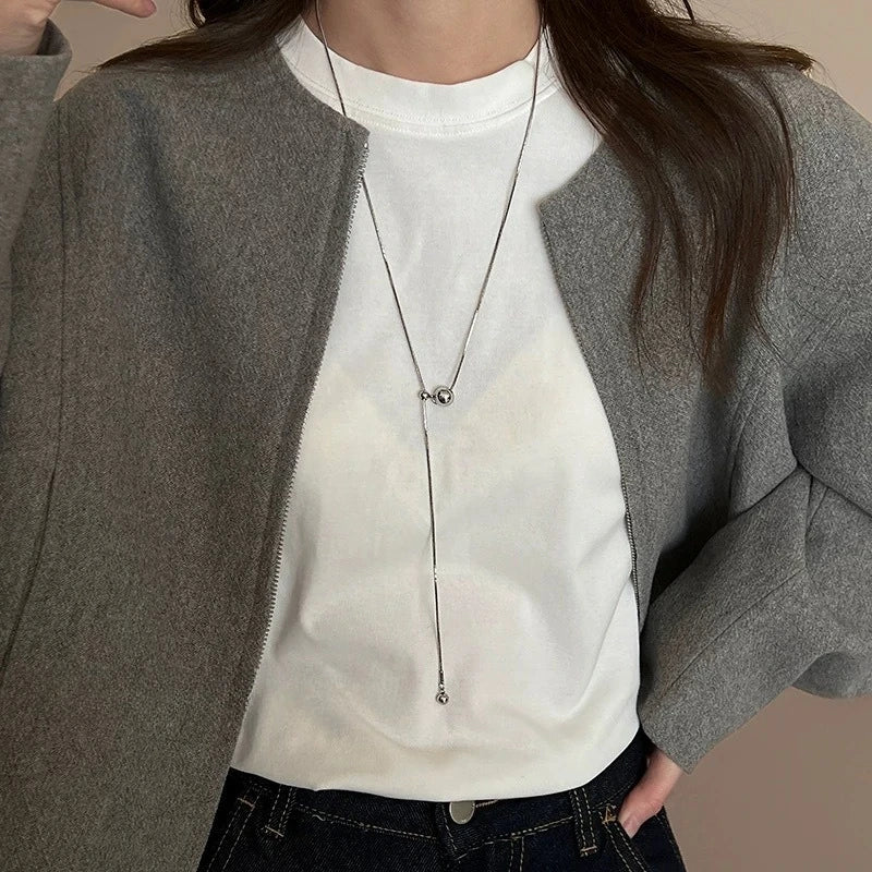 Fashion Pearl Beads Pendant Necklace for Women 2026