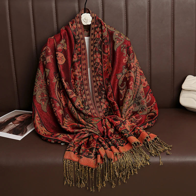 Women’s Luxury Printed Pashmina Shawl