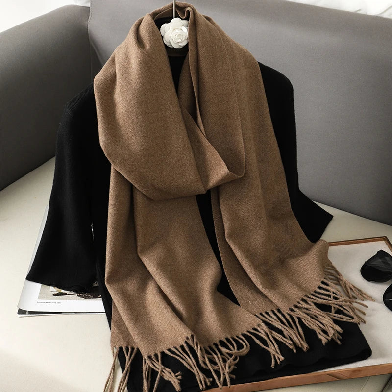Women’s Cashmere-Feel Winter Scarf – Long & Warm