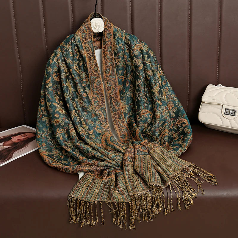 Women’s Luxury Printed Pashmina Shawl