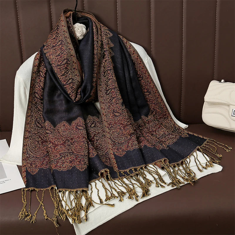 Women’s Luxury Printed Pashmina Shawl