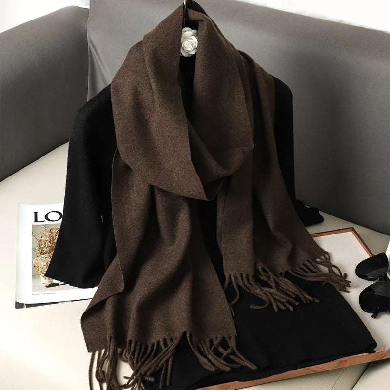 Winter Cashmere Pashmina Scarf (62 Colors)