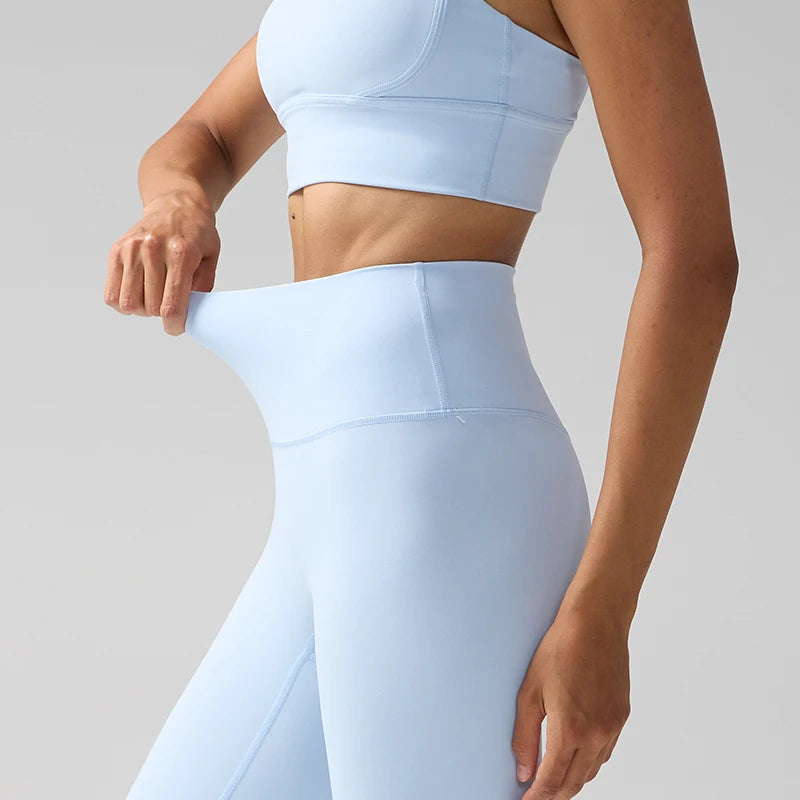 High-Waist Naked-Feel Fitness Leggings