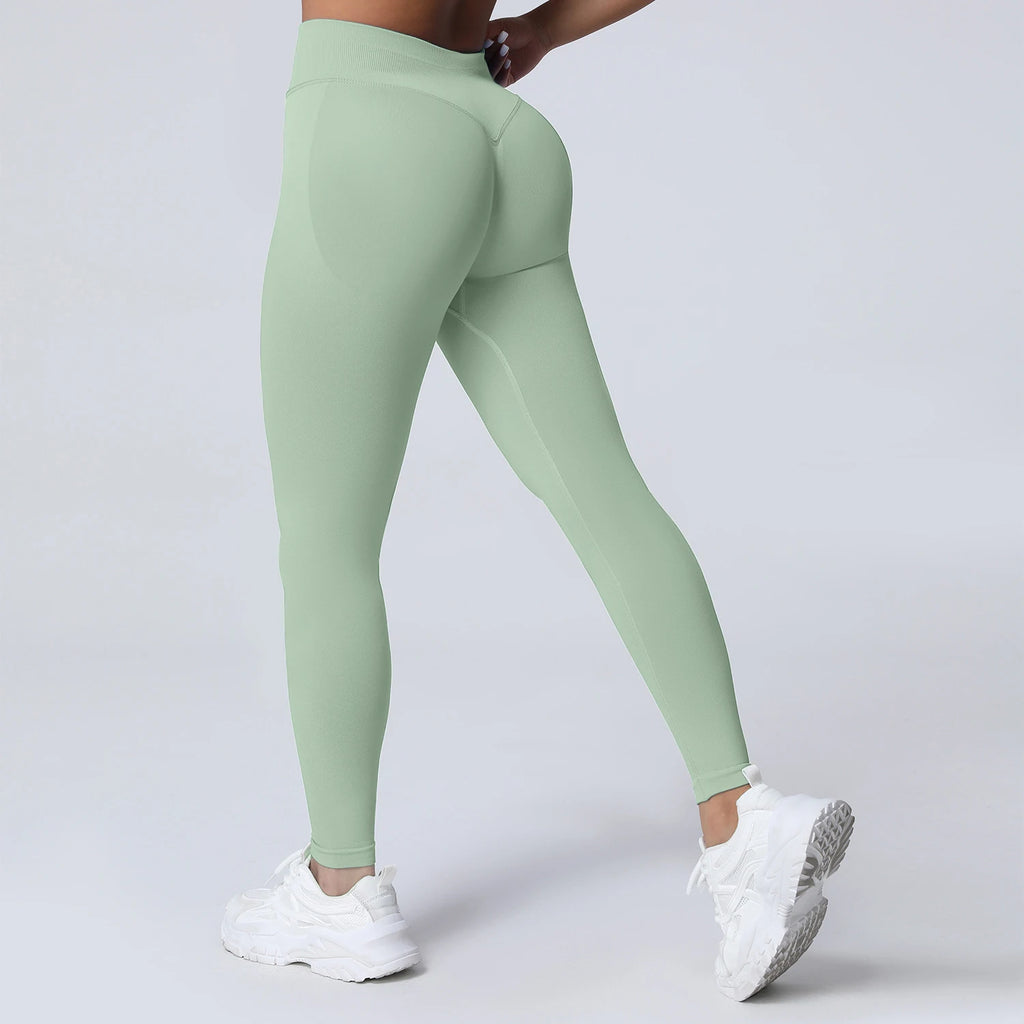 VEQKING Seamless Scrunch Butt Yoga Leggings