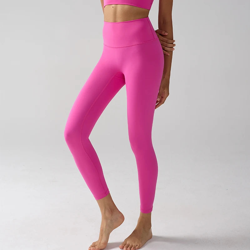 High-Waist Naked-Feel Fitness Leggings