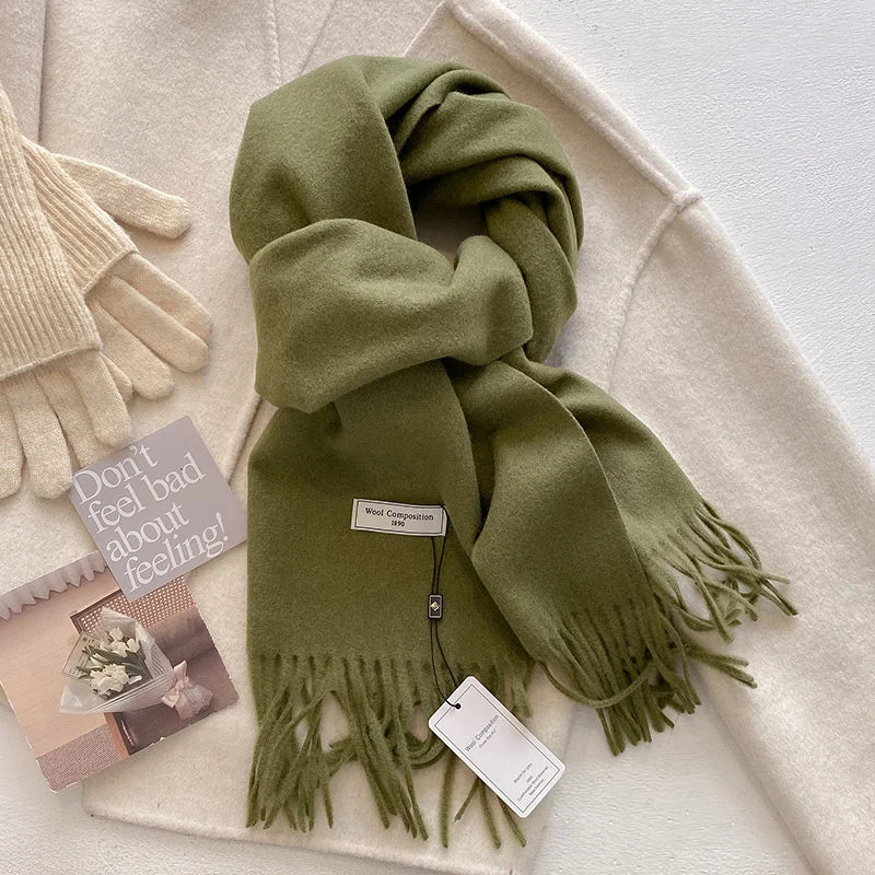 Women’s Luxury Wool Pashmina Winter Scarf