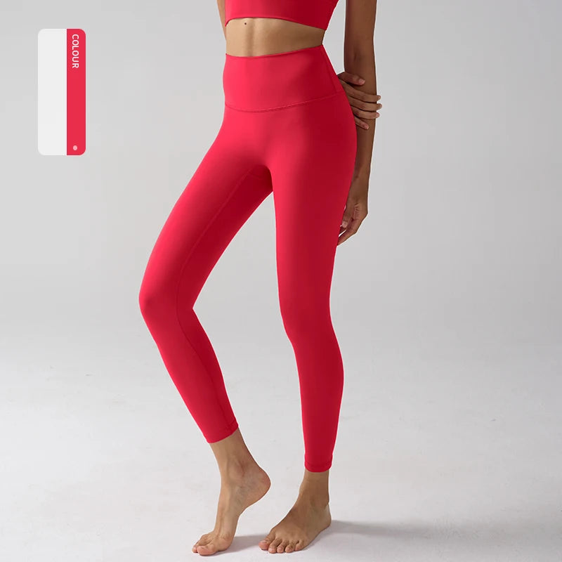 High-Waist Naked-Feel Fitness Leggings