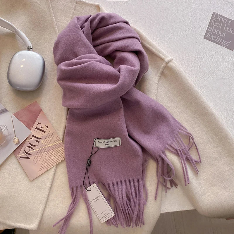 Women’s Luxury Wool Pashmina Winter Scarf