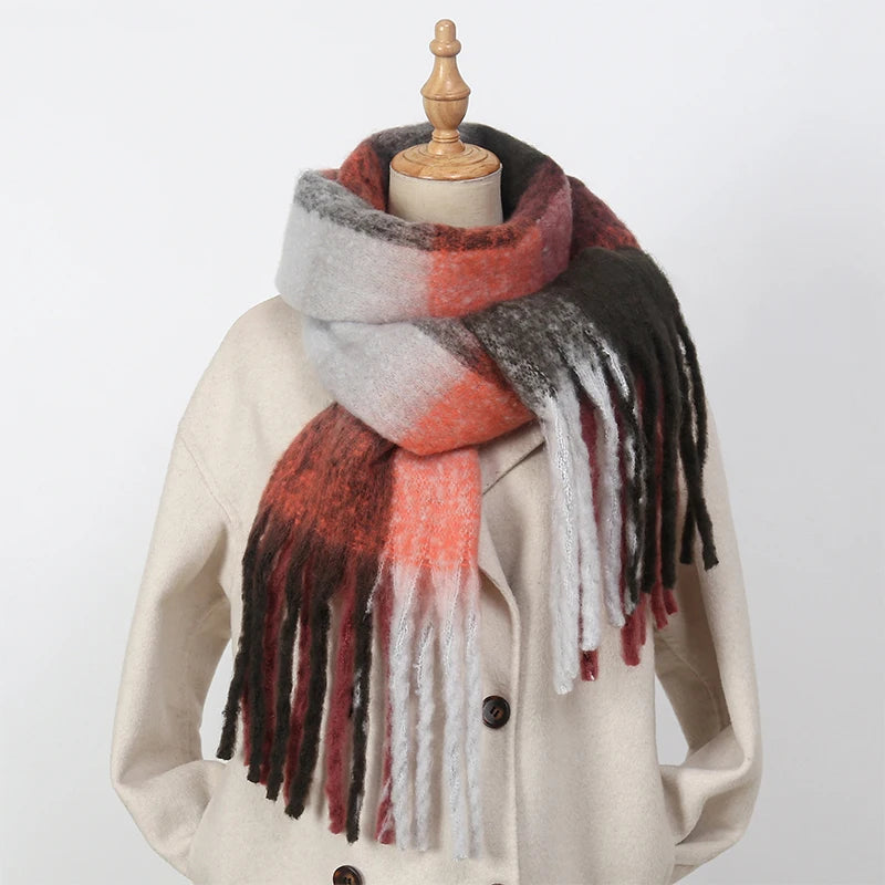 Thick Warm Winter Pashmina Scarf for Women