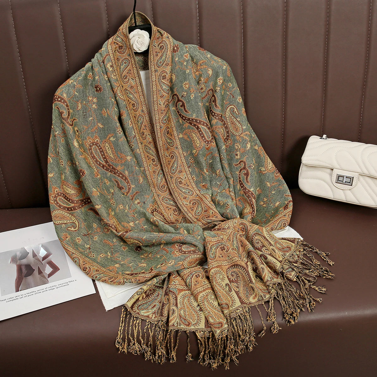 Women’s Luxury Printed Pashmina Shawl