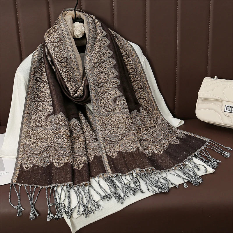 Women’s Luxury Printed Pashmina Shawl