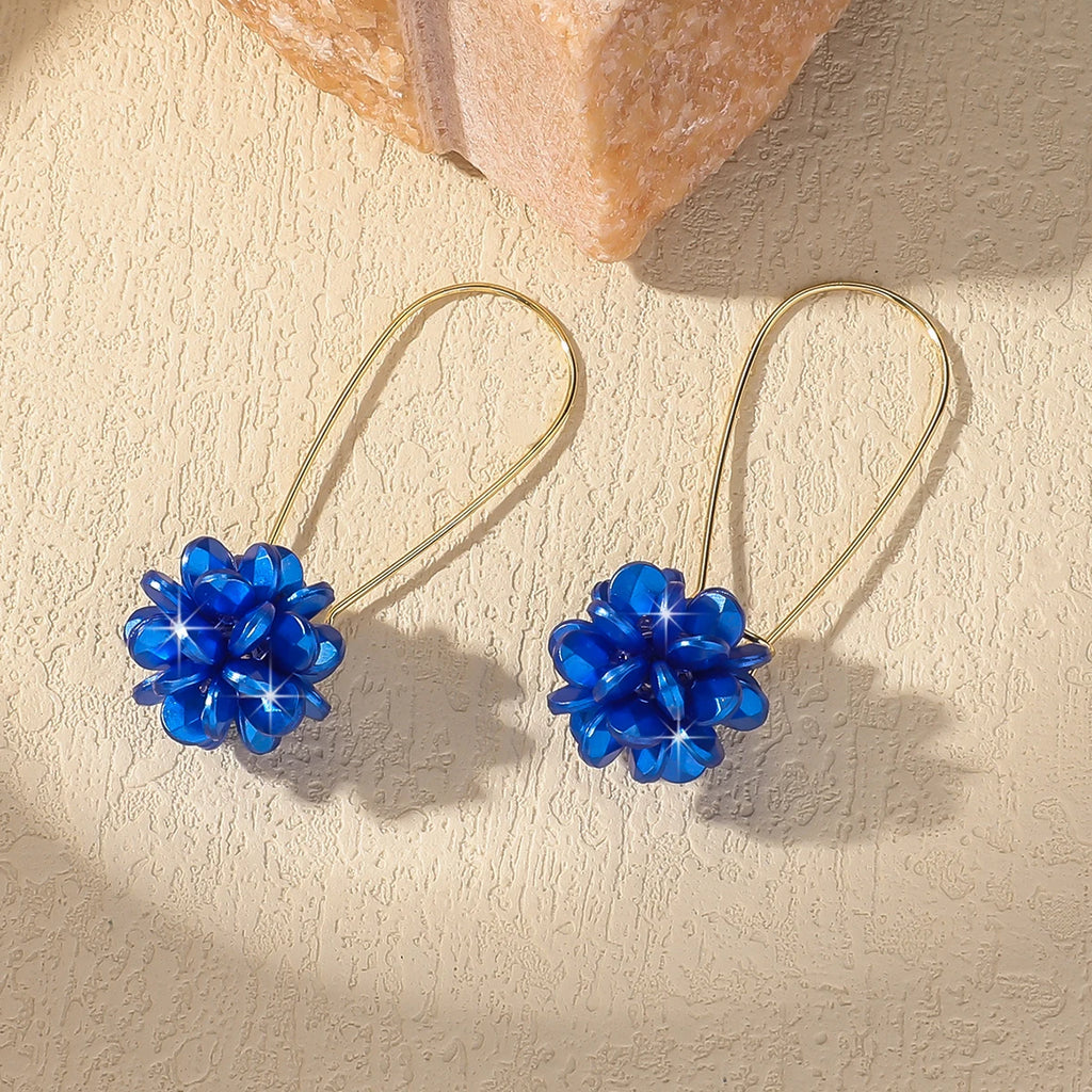 Women’s Pearl Petal Ball Earrings (2PCS)