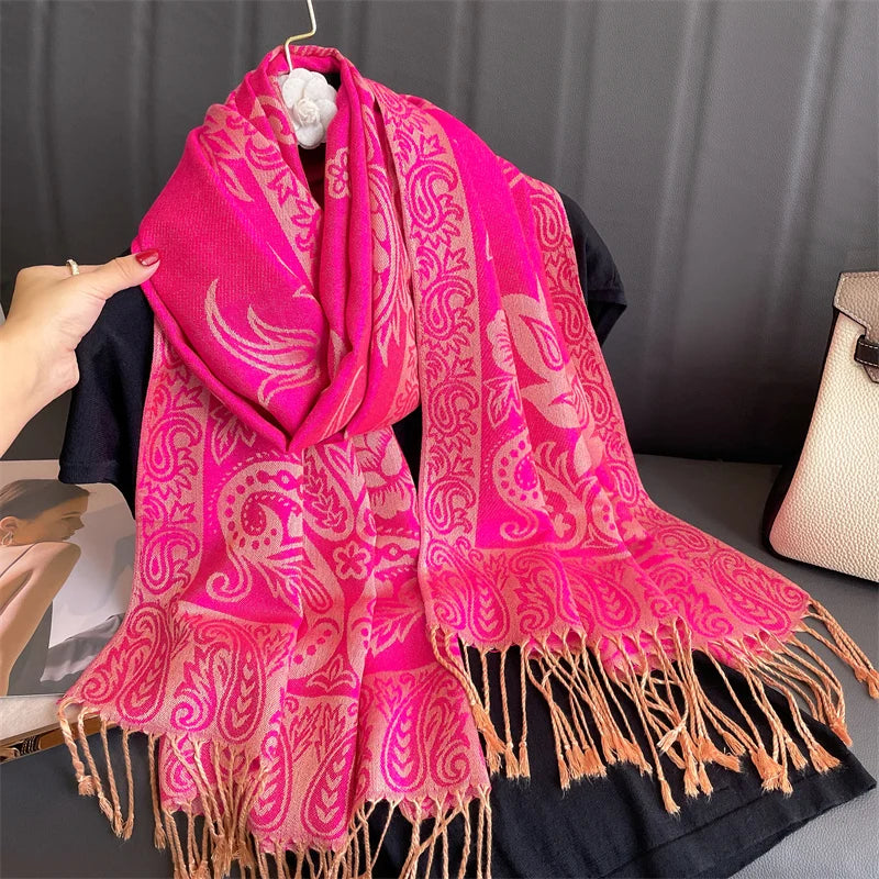 Women’s Luxury Printed Pashmina Shawl