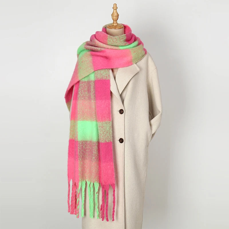 Thick Warm Winter Pashmina Scarf for Women